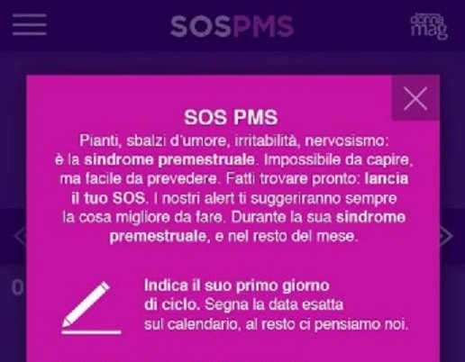 sos pms app difende uomini sindrome premestruale 7