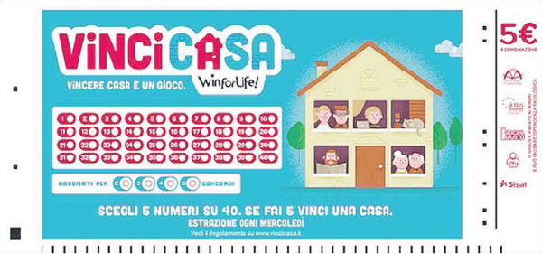 VinciCasa, il gratta e vinci che ti regala un immobile da 500mila euro