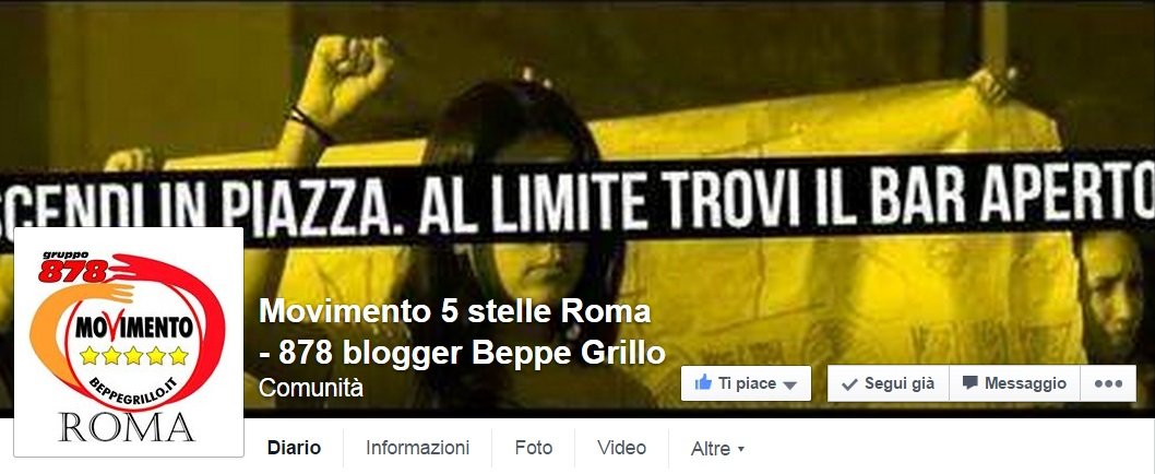 Beppe Grillo Diffida Gli Attivisti Romani 5 Stelle Del Gruppo 878 Giornalettismo 9318