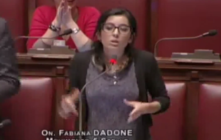 Fabiana Dadone brutta figura