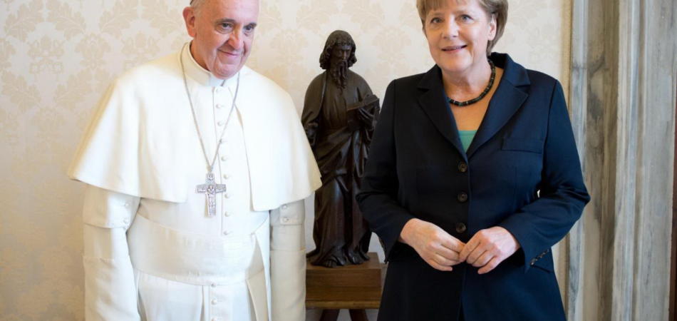 Angela Merkel e Papa Francesco