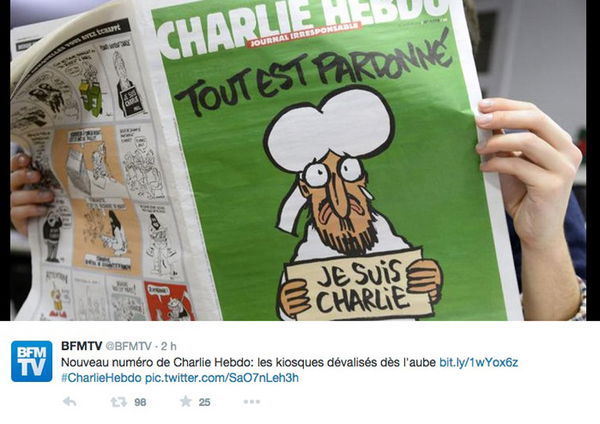 «Ecco cosa significa la nuova copertina di Charlie Hebdo»