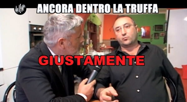 Le Iene beccano uno che ha creduto alla truffa web: «Hai ricevuto due milioni di eredità»