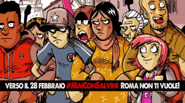 Il botta e risposta tra Zerocalcare e Romafaschifo divide il web