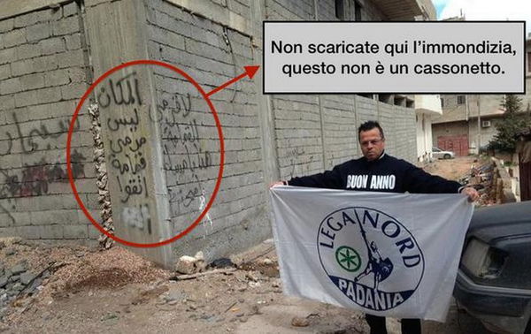 L’epic fail di Buonanno in Libia (“nella” spazzatura)