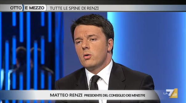 Matteo Renzi otto e mezzo
