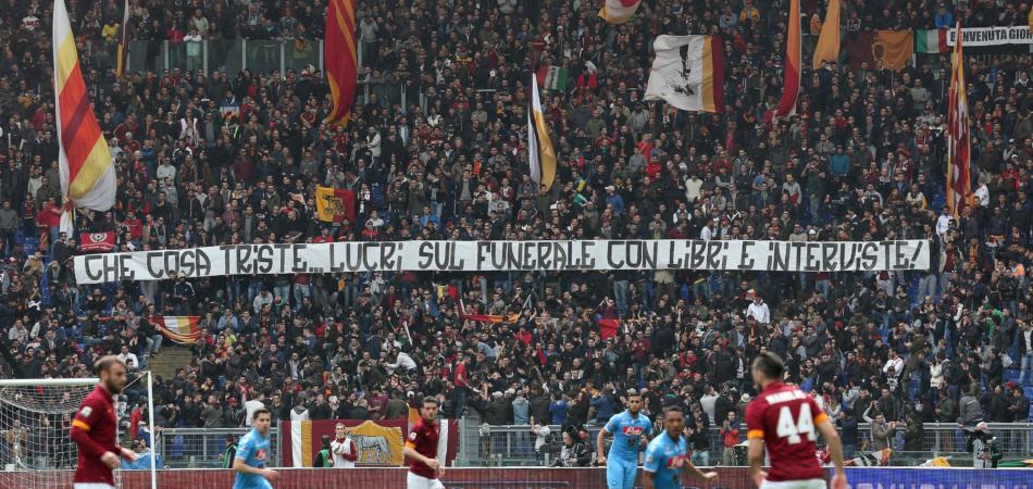 Roma-Atalanta, riaperta la Curva Sud laterale dopo gli striscioni contro la madre di Ciro Esposito