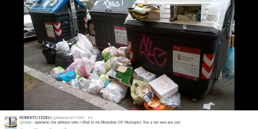 emergenza rifiuti roma ignazio marino manlio cerroni