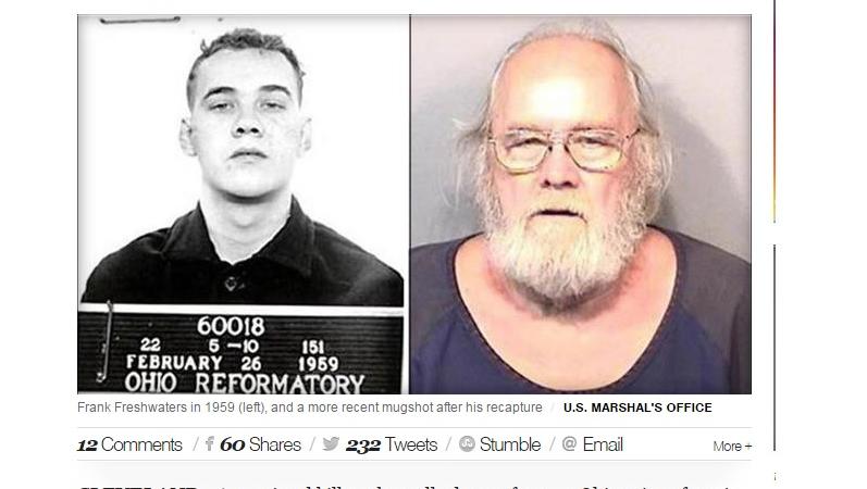 Usa, arrestato un uomo evaso di prigione nel 1959