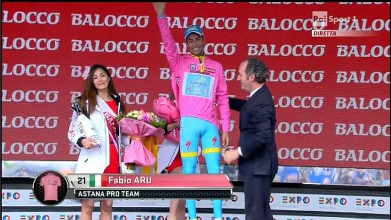 giro d'italia 2015 aru in maglia rosa