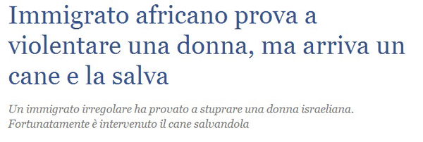 La vera storia dello stupro “di un africano” riciclato (male)