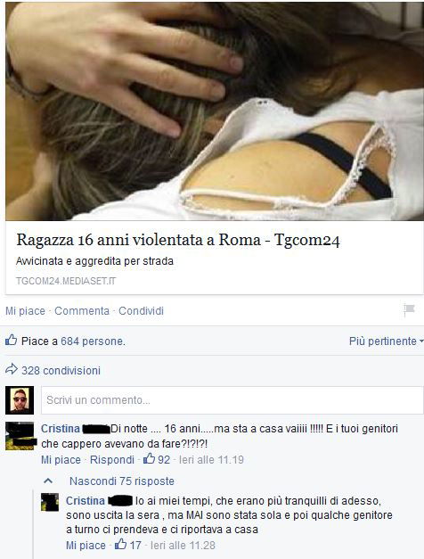 Lo stupro di Roma e l’infinita tristezza dell’italiano medio (quando il colpevole non è immigrato)