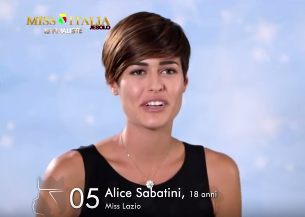 Alice Sabatini Miss Italia