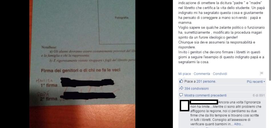 elena donazzan firme genitori