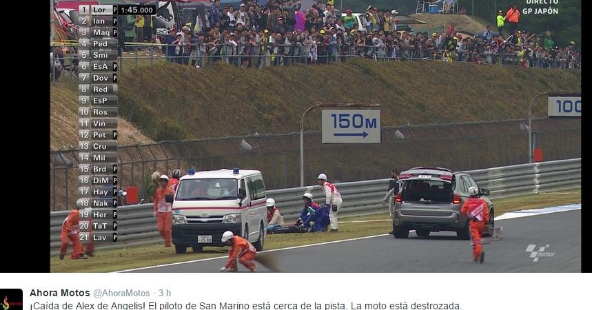 Alex De Angelis incidente MotoGp