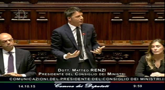 Renzi bombe Siria Dublino