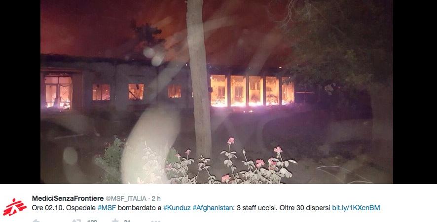 kunduz ospedale medici senza frontiere
