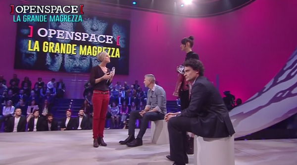 Openspace  e la modella che si è stufata di parlare di magrezza, si alza e se ne va