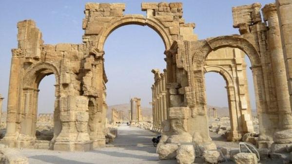 siria isis arco palmyra