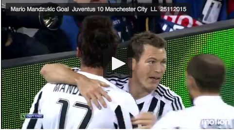 Juventus - Manchester City VIDEO GOL E HIGHLIGHS VIDEO