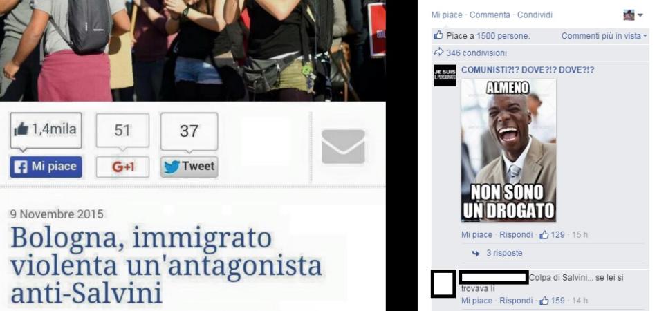 ragazza bologna violentata pakistano lega