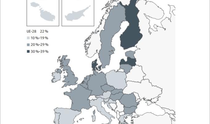 violenza donne europa cartina