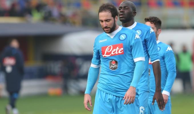 BOLOGNA NAPOLI 3 2 HIGUAIN DESTRO ROSSETTINI GOL