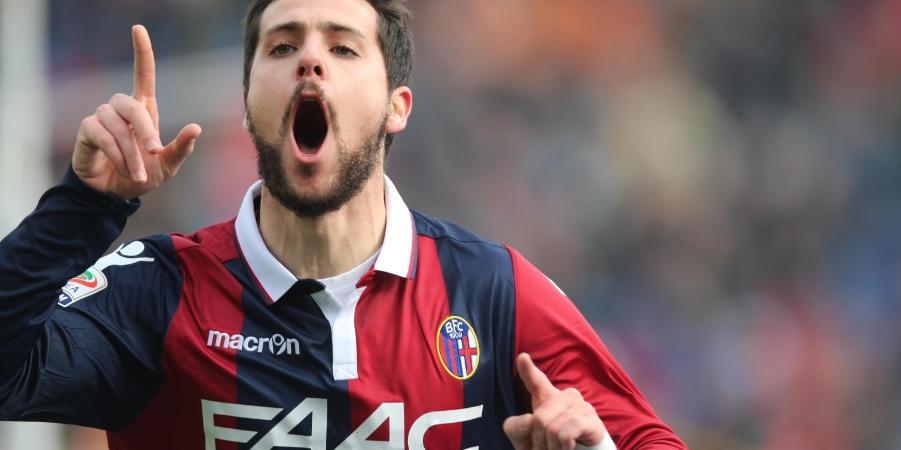 BOLOGNA NAPOLI DESTRO esulta