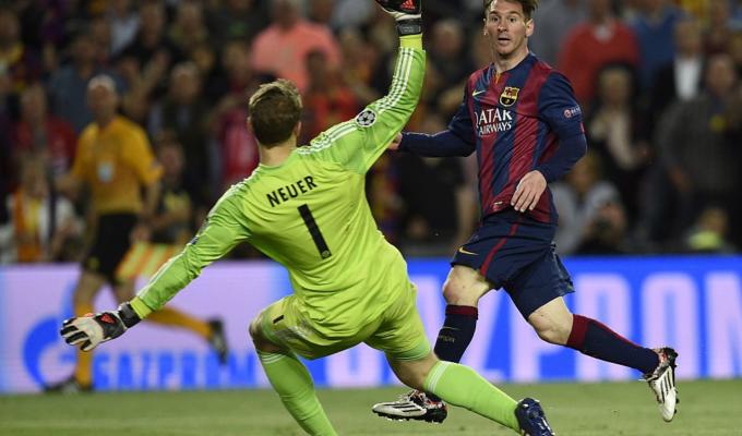 1 - Messi castiga Guardiola. Il Barcellona chiude la pratica semifinale all'andata.