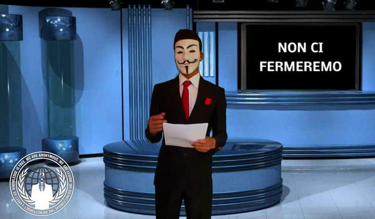 anonymous attentato italia