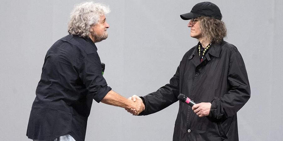 Beppe Grillo e Gianroberto Casaleggio