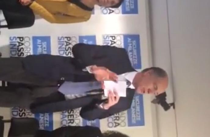 corrado passera video storto