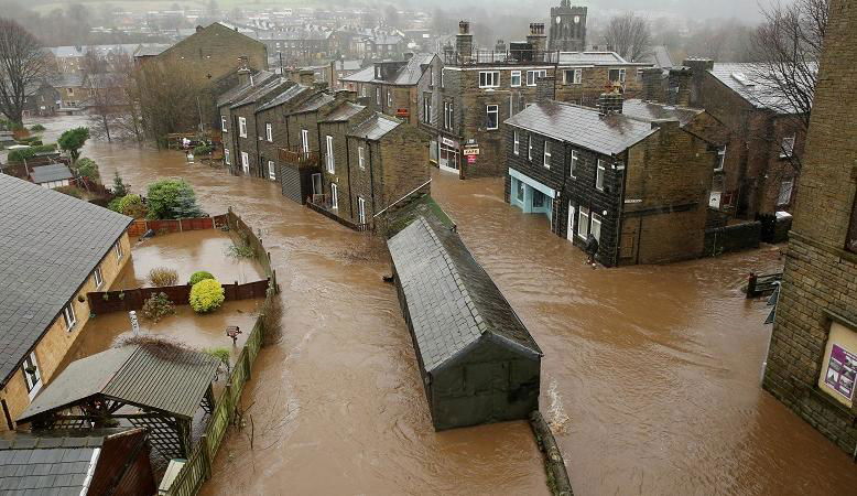 I danni del maltempo a York