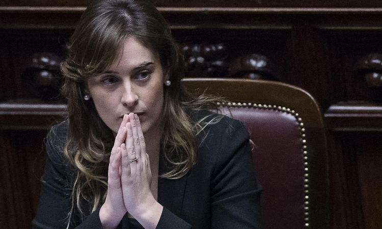 Maria Elena Boschi in Aula