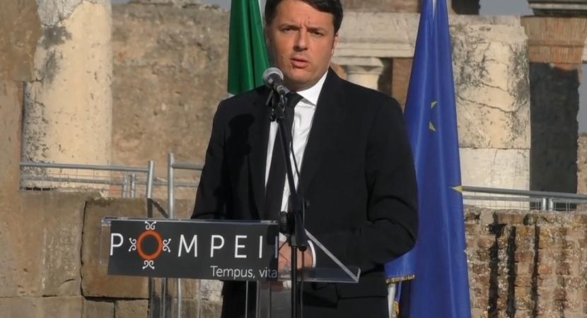 Matteo Renzi a Pompei