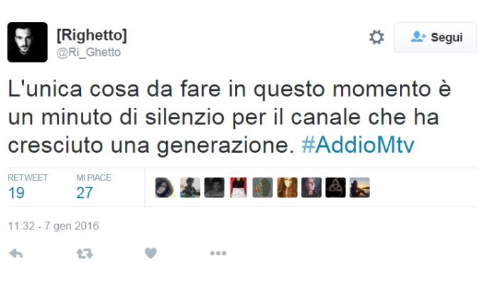 Addio Mtv