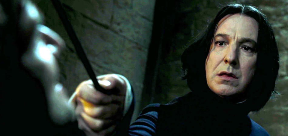 Alan Rickman piton morto