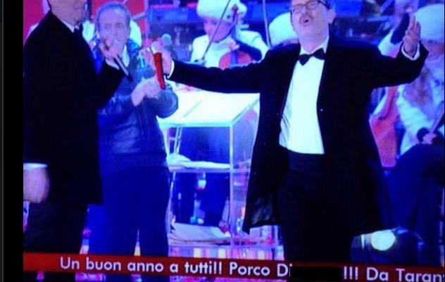 Capodanno Rai bestemmia