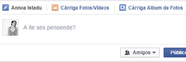 Come si mette la lingua sarda su Facebook