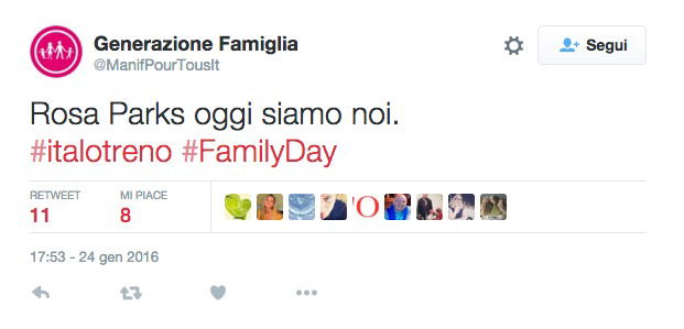 generazione famiglia rosa parks italo treno