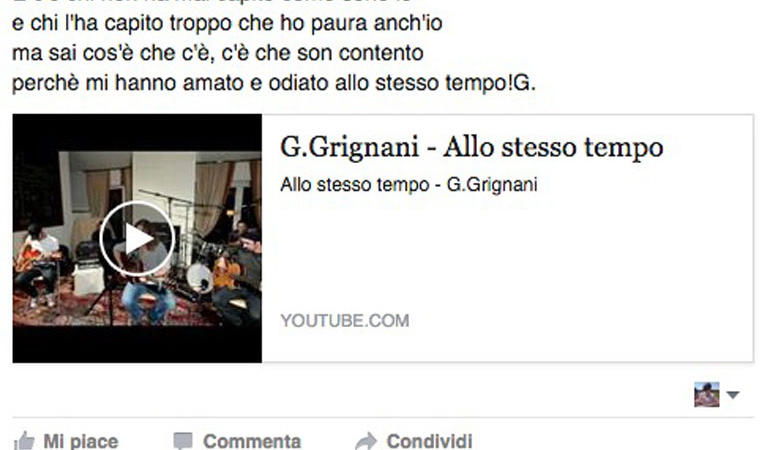 gianluca grignani ubriaco concerto capodanno