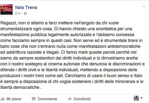 italo treno sconto family day