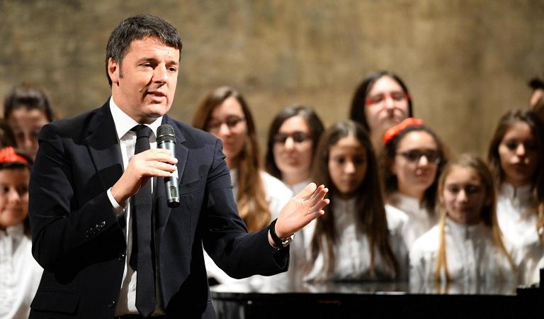 Matteo Renzi a Caserta