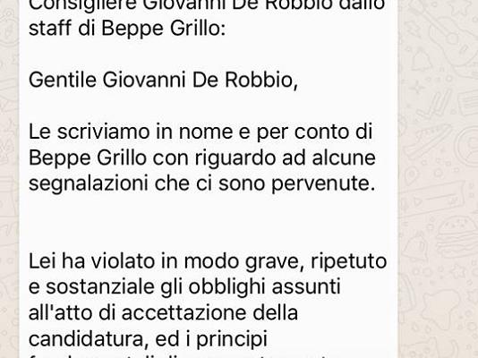 Una conversazione via Whatsapp tra Fico e Nicolais