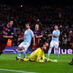 Barcellona-Celta Vigo: rigore di seconda Messi Suarez