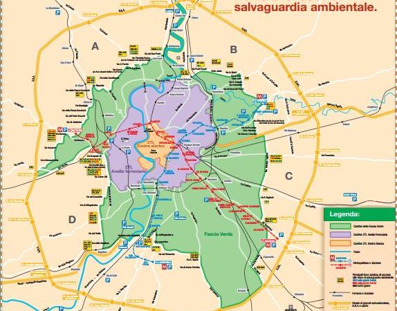 blocco del traffico roma domenica 28 febbraio 2016 fascia verde