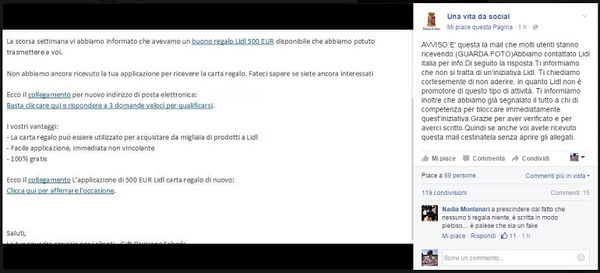 Lidl: la mail truffa del “buono regalo da 500 euro”