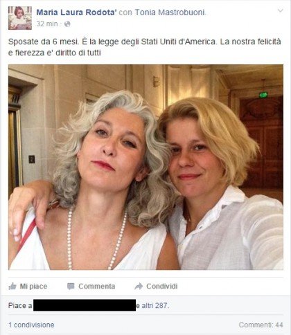 Facebook/Maria Laura Rodotà