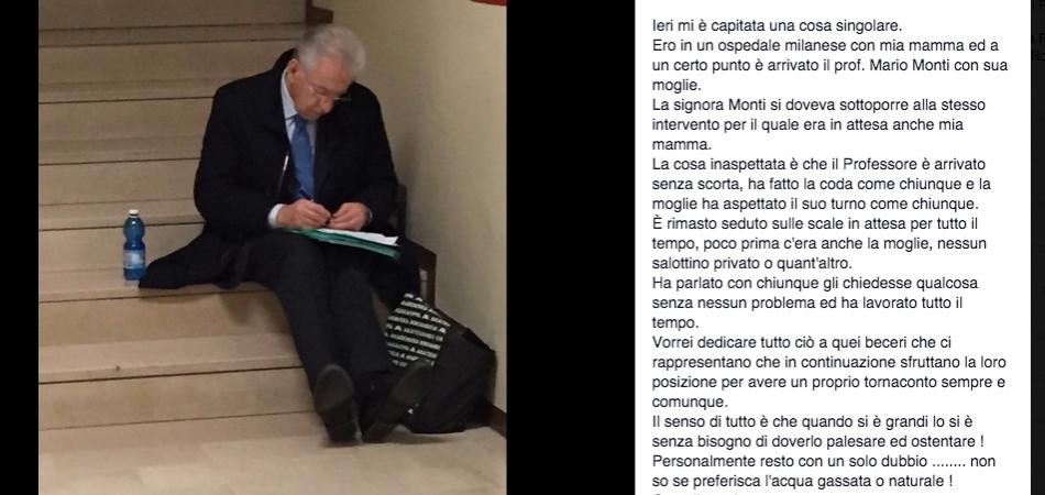 mario monti ospedale foto