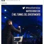 Uno screenshot da 'Matteo Renzi che fa cose'